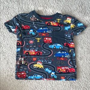 EUC Little Sleepies Cars Tee